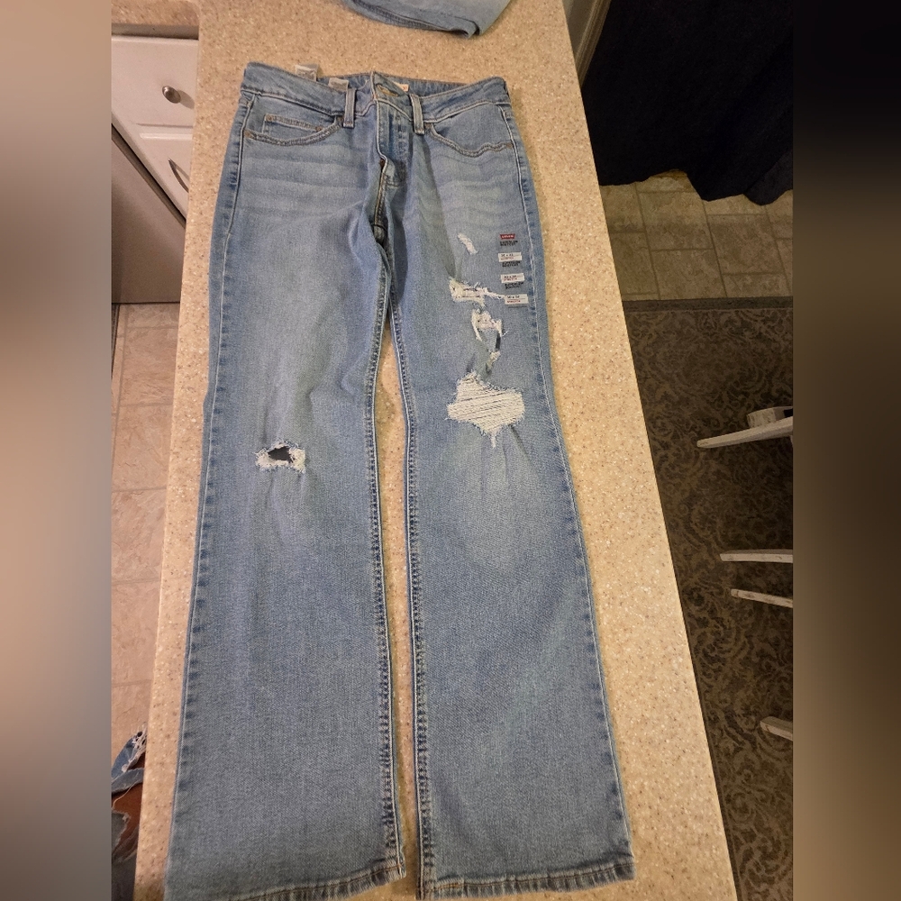 Superlow Bootcut Jeans, Levi, Size 30